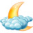 Cloudy night Icon